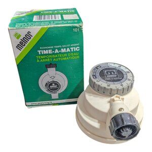 Vintage Melnor Time-A-Matic Water Control Automatic Timer Like New In Box